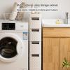 White Slim Bathroom Storage Cabinet view 2