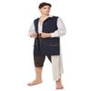 NoryNick Men's Pirate Costume Cosplay Outfit view 4