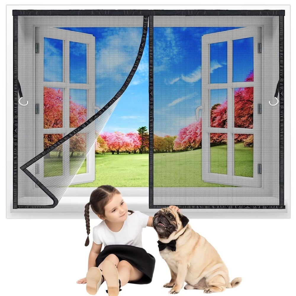 Magnetic Mosquito Net for Windows, 260 x 215 cm