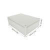 NDNCZDHC Junction Box with Mounting Plate, Waterproof Universal Electrical Box for Outdoor Use, Project Box, 380 x 280 x 130 mm view 2