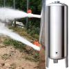 Pressure Tank 80 gal/60 gal/50 gal/40 gal/26 gal/15 gal Well Water Pressure Tank, Vertical Stainless Steel Pressure Storage Tank with Vent Valve and Mounting Kit for Shallow-Well Pump Houses (95 x 50 cm/ view 1