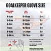 PLBSE Histarstore5 Soccer Goalkeeper Gloves, Strong Grip, Non-Slip, Breathable, Black-Gold, Size 10 view 3