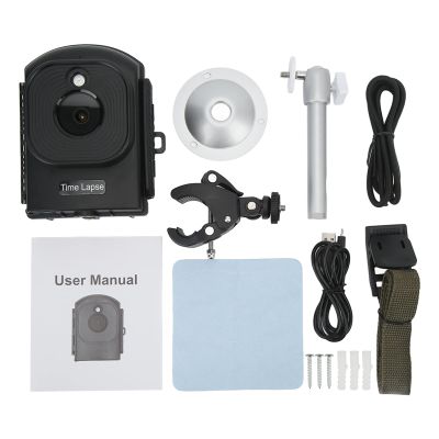 Pyhodi Time-Lapse Camera for Photography, 1080P HD Video Camera, Full Color in Low Light, 120° Wide-Angle Lens, IP66 Waterproof, Multiple Shooting Modes, for Construction Weather