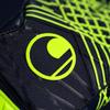 uhlsport Prediction Supersoft Soccer Goalkeeper Gloves, Navy/White/Fluorescent Yellow view 3