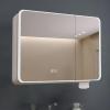 TNZUMCSX Wall-Mounted LED Bathroom Medicine Cabinet with Fog-Free HD Mirror view 1