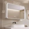 TNZUMCSX Wall-Mounted LED Bathroom Medicine Cabinet with Fog-Free HD Mirror view 2
