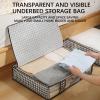 Large-Capacity Under-Bed Storage Bag with Sturdy Zipper view 2