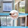 Magnetic Fly Screen Curtain for Windows, 215 x 240 cm, White view 4