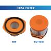 Sefdrert Vacuum Filters for Wandvac System WV360, WS620, WS630, WS632, WS632BLBRN, WS632GDBRN, Part XFFWV360, 4-Pack view 3