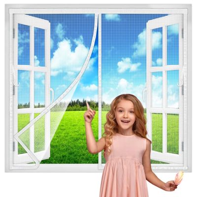 Magnetic Screen Door Curtain, 230 x 245 cm, White