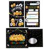 Junaversum 10 Football Invitations for Boys' 7th Birthday, with 10 Envelopes, Bags, Stickers and Bookmarks view 2