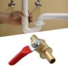 Brass Ball Valve for Water, Gas and Air, 6/8/10/12 mm, Hose Barb, Shut-Off Valve (6) view 3