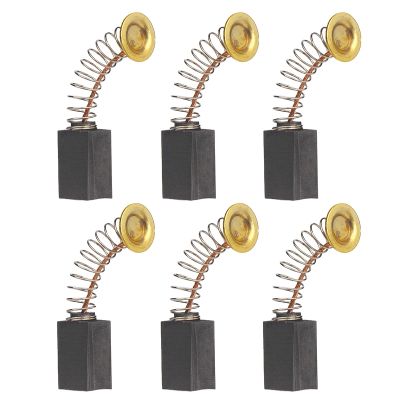 6-Piece 126984 Carbon Brush Set with Springs for Miller Welders