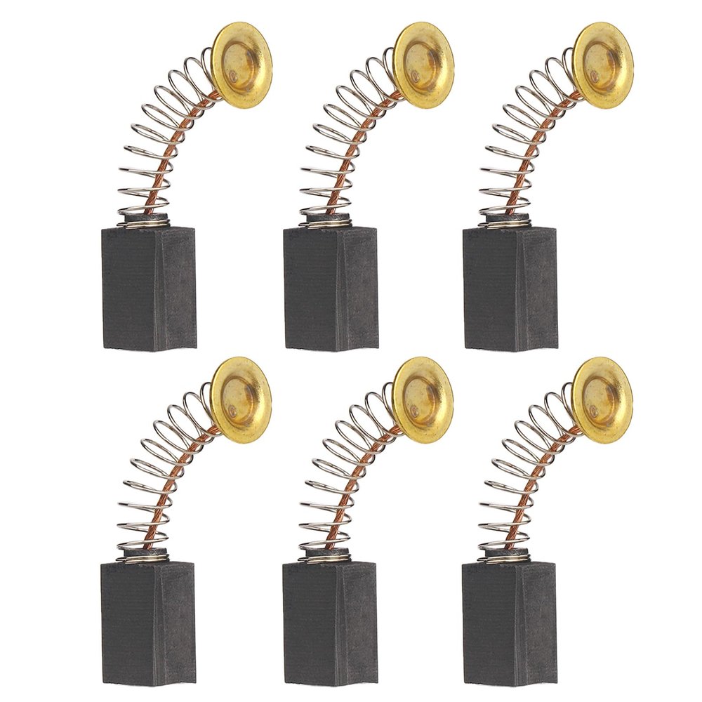 6-Piece 126984 Carbon Brush Set with Springs for Miller Welders