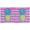 2-Pack Aesthetic 3-Ring Binders, 3.8 cm, Pineapple Stripes view 2