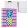 2-Pack Aesthetic 3-Ring Binders, 3.8 cm, Pineapple Stripes view 3
