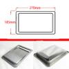Sefdrert 3-Pack Stainless Steel Trash Can Flap Lids, Integrated Balanced Swing Flap, Trash Lid B view 2