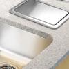 Sefdrert 3-Pack Stainless Steel Trash Can Flap Lids, Integrated Balanced Swing Flap, Trash Lid B view 3