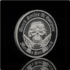 REZAJDUIE USA Marine Challenge Coin, Antique Skull Commemorative Souvenir Coin view 1