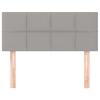 Homgoday Light Gray Fabric Headboard, 80 x 5 x 78/88 cm view 3