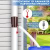 Rainwater Diverter Kit for 100 mm Downspouts, 35–150 cm Hose and Stopper view 3