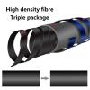 Retractable Mini Spinning Fishing Rod, Carbon, Red, 2.1 m view 3