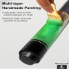 CUEBAR Pool Cues, 2-Piece Set, 58-Inch Pool Sticks for Adults, 2 House-Bar Billiard Cues with 3D Grip, Green + Red view 2