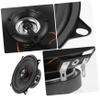MOLUCKFU Car Coaxial Speakers, PP and Iron, High Sensitivity, Wide Frequency Response view 2