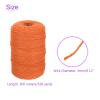 DMiotech 3 mm x 300 m Orange Macrame Cotton Cord view 4