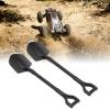 Alomejor 2-Piece Simulated Shovel Accessories for 1/10, 1/24, and 1/18 RC Crawler Cars view 2