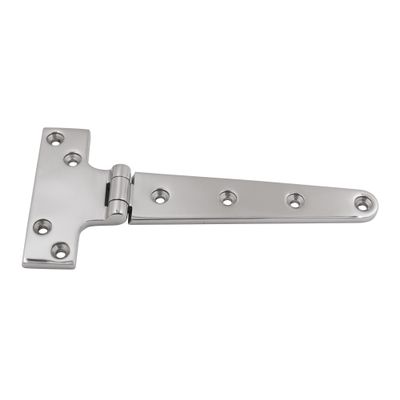 2-Pack 316 Stainless Steel Heavy-Duty T Hinges, 8 x 4 in, for Boats and Automobiles