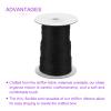 DMiotech 500-Yard Organza Ribbon, 1/8-Inch Black Chiffon Ribbon, Shimmering Transparent Gift Ribbon for Flowers, Weddings, Birthdays, and DIY Decorations view 4