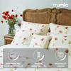 MUMLA Bedding Set 160 x 200 cm, 100% Cotton, Butterfly Pattern view 2