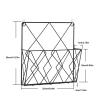 Wall-Mounted Metal Magazine Holder view 2