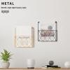 Wall-Mounted Metal Magazine Holder view 4