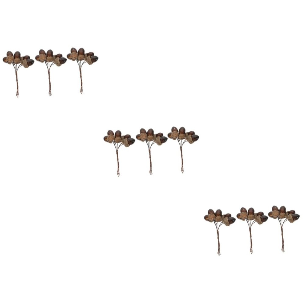 Cabilock 9-Piece Artificial Pine and Berry Picks for Christmas Decorations