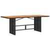 CIADAZ 9-Piece Black Poly Rattan Garden Dining Set with Cushions - 3213511 view 4