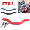 Motorcycle Phone Mount for Piaggio MP3 300/400/500, Style B, Blue view 2
