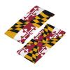 Maryland State Flag Print Sports Sweatband, Multifunctional Headband for Kids, Men and Women view 4