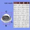Outdoor Ventilation Cover with Fly Screen, 180 mm (7.08 in) view 2