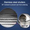 Outdoor Ventilation Cover with Fly Screen, 180 mm (7.08 in) view 3