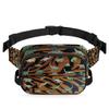 Tiger Waist Bag with Funny Dinosaur Print, Multifunctional Travel and Sports Belt Bag, XL view 1