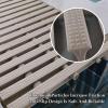 BZJPRFC ABS Pool Overflow Drain Grate, Floor Drain Cover, Three-Hole Splice 90° Corner, Indoor/Outdoor Water Drain (18 x 100 cm/10 pcs) view 4