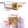 N20 Geared Motor, 3–6 V DC, 42 RPM, Metal Gears view 2