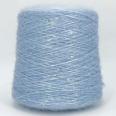 KEMTAT Soft Natural Colorful Plush Mohair Sequin Yarn, 520 g