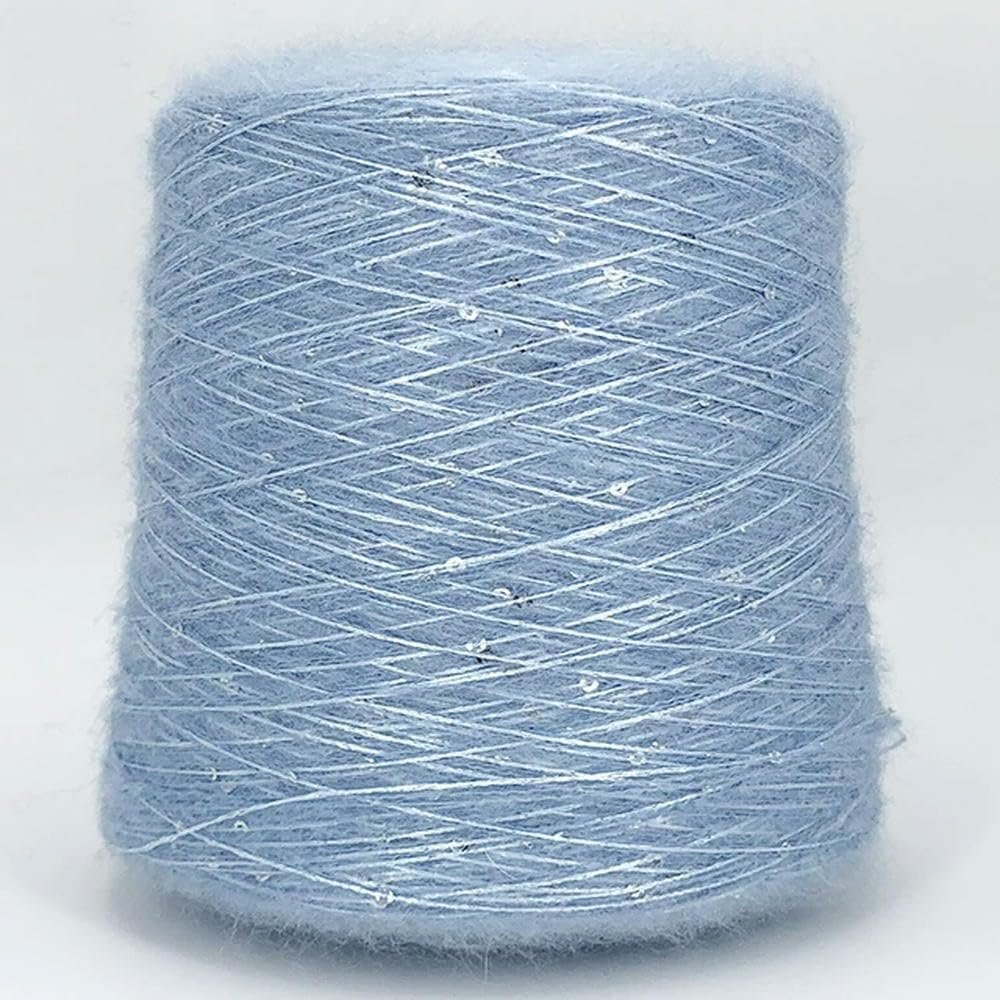 KEMTAT Soft Natural Colorful Plush Mohair Sequin Yarn, 520 g