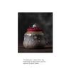Retro Chinese-Style Gold-Glazed Ceramic Tea Storage Jar view 2