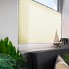 Tom'Shop NELA Cream No-Drill Clip-On Pleated Blind, W140 x H200 cm view 2