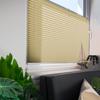 Tom'Shop NELA Beige No-Drill Clamp-Fit Pleated Blind, W85 x H150 cm view 2