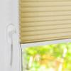 Tom'Shop NELA Beige No-Drill Clamp-Fit Pleated Blind, W85 x H150 cm view 4
